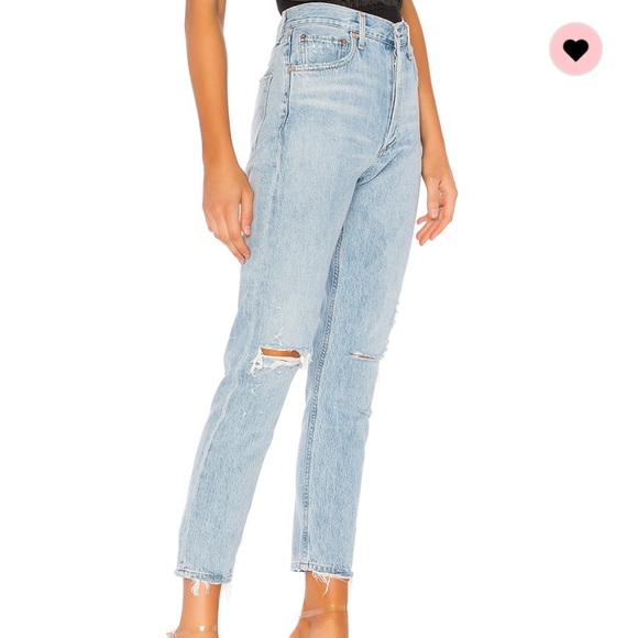 AGOLDE JAMIE HIGH RISE CLASSIC JEANS - Picture 4 of 5